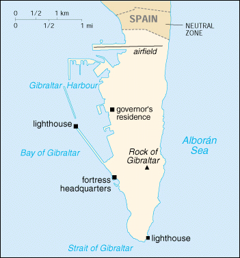 [Country map of Gibraltar]