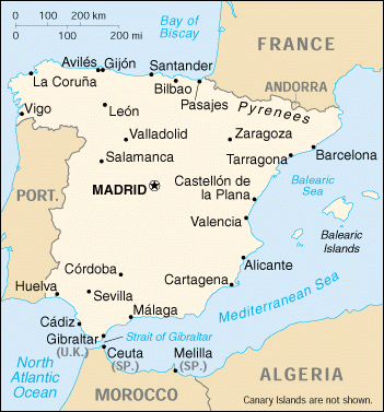 [Country map of Spain]