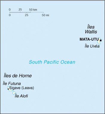 [Country map of Wallis and Futuna]